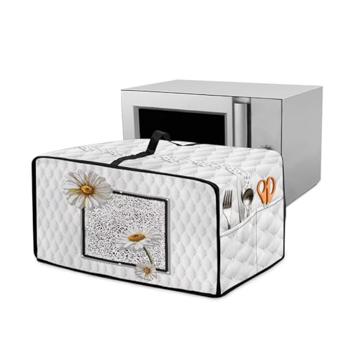 Xoenoiee Toaster-Ofenabdeckung mit Griff und Seitentasche, Staubschutz, Mikrowellen-Abdeckungen, Küchengeräte, Staubschutzhüllen, Heimdekoration, Größe M von Xoenoiee