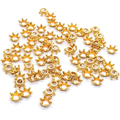 100pcs Mini Crown, exquisite Mini -Goldkrone Kleine Vintage -Dekor für Blumenarrangements Kuchen -Topper für Geburtstag Hoch 100pcs Mini Crown, exquisite Mini -Goldkrone Kleine Vintage -Dekor für Blumenarrangements Kuchen -Topper für Geburtstag Hoch von Xoeryoy