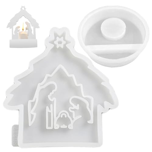 2pcs Weihnachten Silikonformen Krippe 2pcs Weihnachten Silikonformen Krippe von Xoeryoy