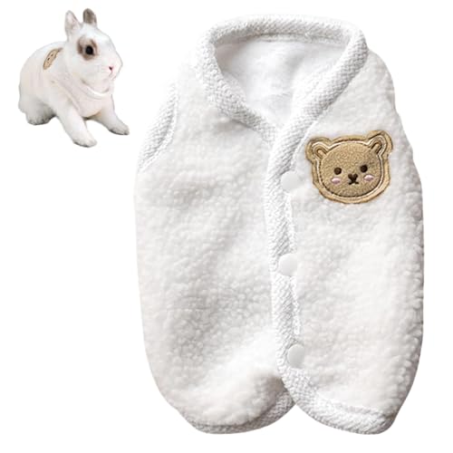 Bunny-Kleidung süßes weiches warmes Fleece XS Kätzchen Kleidung mit sicherem Schnappschuss leicht zu tragen Kaninchenoutfits für 0, 5-1, 5 kg Kätzchen Welpe kleines Haustier Bunny-Kleidung süßes weiches warmes Fleece XS Kätzchen Kleidung mit sicherem Schnappschuss leicht zu tragen Kaninchenoutfits für 0, 5-1, 5 kg Kätzchen Welpe kleines Haustier von Xoeryoy