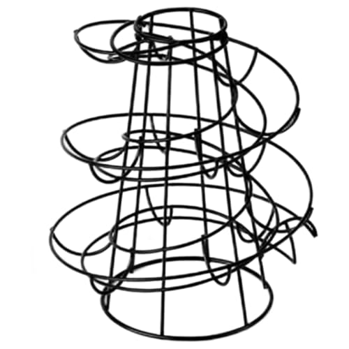 Spiral Eierhalter Arbeitsplatte glatt & robust frisch halten Eier Skelter minimalist und stabiler schwarzer Eisenspeicher für die Küche Spiral Eierhalter Arbeitsplatte glatt & robust frisch halten Eier Skelter minimalist und stabiler schwarzer Eisenspeicher für die Küche von Xoeryoy