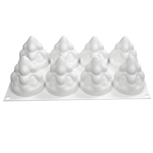 Weihnachts-Silikonformen 8 Hohlraum 3d Weihnachtsbaum-Silikonform leicht zu formen & demold und sauber für Seife, Kerzen, Kuchen, Gelee, Süßigkeiten, Style-2 Weihnachts-Silikonformen 8 Hohlraum 3d Weihnachtsbaum-Silikonform leicht zu formen & demold und sauber für Seife, Kerzen, Kuchen, Gelee, Süßigkeiten, Style-2 von Xoeryoy