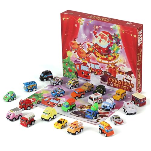 Weihnachtsab Adventskalender 2024, 24 Tage Weihnachts -Countdown -Kalender mit 24 Pull Back Car, Advent 2024 für Kinder Weihnachtsfeiertagsgeschenke Weihnachtsab Adventskalender 2024, 24 Tage Weihnachts -Countdown -Kalender mit 24 Pull Back Car, Advent 2024 für Kinder Weihnachtsfeiertagsgeschenke von Xoeryoy