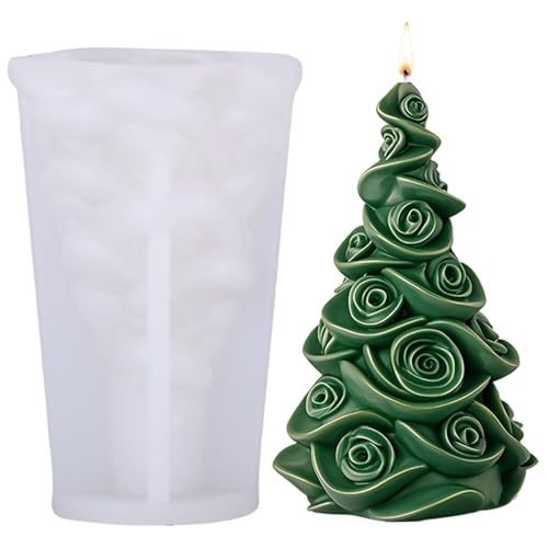 Weihnachtsbaum -Silikonform 3D -Baum -Form -Silikon -Epoxidharzform für Epoxidharz -Guss -DIY Aromatherapie Kerzen Wachs, Style2 Weihnachtsbaum -Silikonform 3D -Baum -Form -Silikon -Epoxidharzform für Epoxidharz -Guss -DIY Aromatherapie Kerzen Wachs, Style2 von Xoeryoy