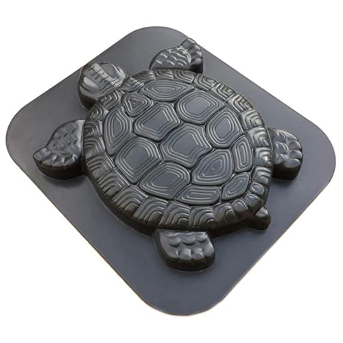 Xoeryoy Betonformen DIY einzigartige Schildkrötenformsprungsteinform wiederverwendbarer personalisierter Gartendekor Tortoise Pflasterform für das Handwerkstatue, Weg von Xoeryoy