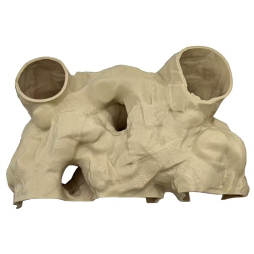 Xoeryoy Fischtankhöhle 3D Safe Interactive Aquarium Höhle Fischtankdekoration bietet Versteck und Sicherheit von Xoeryoy