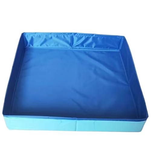 Xoeryoy Hundepool, 20 x 20 x 3 Zoll faltbarem PVC Square Kleiner Pool für Haustier, Kinder von Xoeryoy
