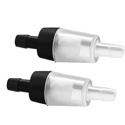Xoeryoy Luftpumpenprüfventile Einwegs Nicht-Return-Scheckventil Aquarium Plastikventile Luftpumpenzubehör 2 Packungen von Xoeryoy
