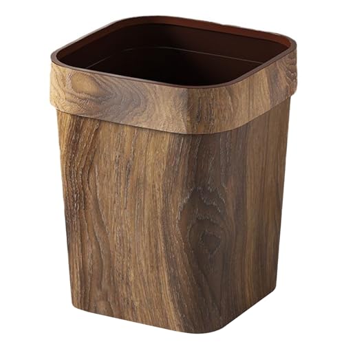Xoeryoy Müll kann Vintage Square 12l Holz Getreide PP Dekorative Müll können Staubbehälter für Küchenbad Wohnzimmer Büro# verschwenden Xoeryoy Müll kann Vintage Square 12l Holz Getreide PP Dekorative Müll können Staubbehälter für Küchenbad Wohnzimmer Büro# verschwenden von Xoeryoy