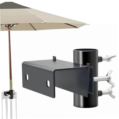 Xoeryoy Regenschirmklemme, einstellbare Metalldecks -Regenschirm -Halterung für Parasole, Balkon Garten Terrasse Zaun Heckklappen Dock von Xoeryoy