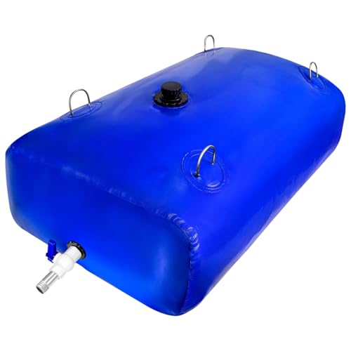 Xoeryoy Wasserblase 240L Faltbar Camping Wasserbehälter Wasserdicht Sonnenbeständig Große Tasche mit Metall Zugring für Landwirtschaft Feuerbekämpfung Xoeryoy Wasserblase 240L Faltbar Camping Wasserbehälter Wasserdicht Sonnenbeständig Große Tasche mit Metall Zugring für Landwirtschaft Feuerbekämpfung von Xoeryoy