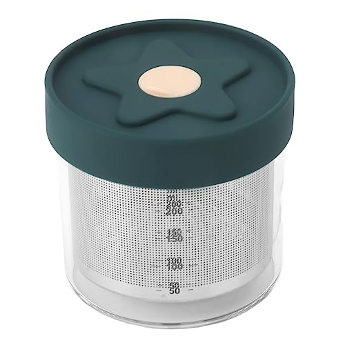 XOLSURGOURGER Lebensmittelvorratsbehälter Hochtemperatur Kühlschrank Frischorganisator 200 ml Zutatenbox mit luftdichtem Deckelabflussloch von Xolsurg