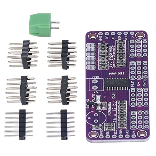 Xolsurg 16 Kanal 12 Bit IIC PCA9685 Servo Motor Triver Controller Stabiles Fahren und einfach zu installierende Mini -Größe für DIY -Projekte von Xolsurg