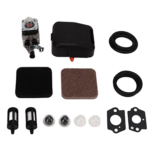 Xolsurg Air Filter Kit Eisen Gummi Abs Vergaser Brennstoffleitungs Glühbirne Set FS75 FS80R Rasenmäher von Xolsurg