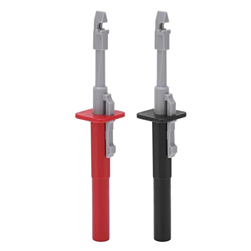 Xolsurg Draht Piercing Probe Clip Punktionstest Haken -Blei -Stifte mit 4mm Jack J.30020 Rot Schwarz für Multimeternspannungstests Automobildiagnostik von Xolsurg