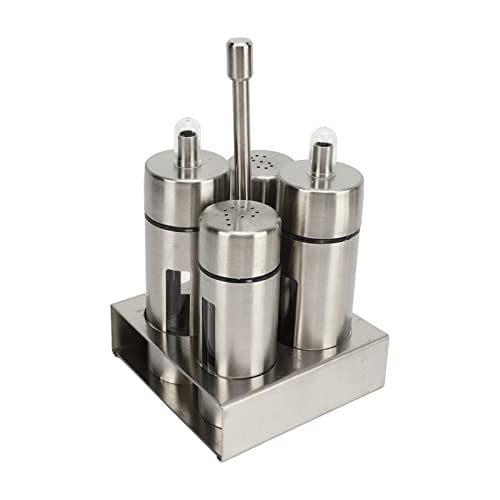 Xolsurg EDELSTAHL-DISPENSER-FLASCHEN MIT BASIS STAND FÜR KÜCHEN RESTAURANT von Xolsurg