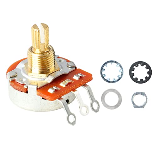 Xolsurg Gitarrenpotentiometer, Rauschunterdrückung, Metallschaft, Standardstruktur für E-Gitarre und Bass von Xolsurg