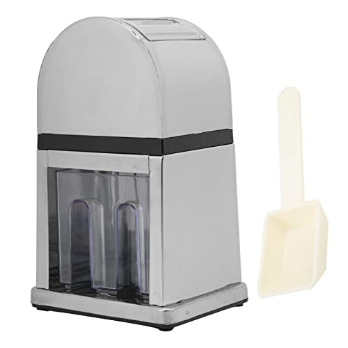 Xolsurg Ice Crubel Handkurbel rasierte Eismacher mit transparentem Cover Home Bar Restaurant von Xolsurg