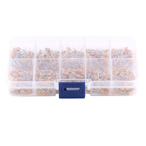 Xolsurg Multi-Layer-Keramikkondensator Set High-Capacitance 500pcs 10 Werte in Aufbewahrungsbox Elektronische Enthusiasten Xolsurg Multi-Layer-Keramikkondensator Set High-Capacitance 500pcs 10 Werte in Aufbewahrungsbox Elektronische Enthusiasten von Xolsurg