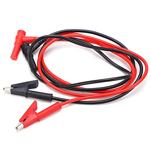 Xolsurg Multimeter Testlinie DIY -Stecker -Clip -Testen Kabel -Auto Diagnose Testen robuster langlebiger Flexibilität Einfach anschließen 1m rotes Schwarz tragbar Xolsurg Multimeter Testlinie DIY -Stecker -Clip -Testen Kabel -Auto Diagnose Testen robuster langlebiger Flexibilität Einfach anschließen 1m rotes Schwarz tragbar von Xolsurg