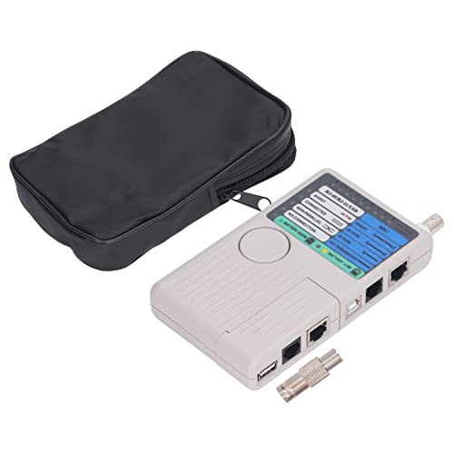 Xolsurg Remote -Kabel -Tester Schnelle Antwort abnehmbarem Modul Netzwerk Telefon BNC USB RJ11 RJ45 Koaxialkabelmesser 90m von Xolsurg