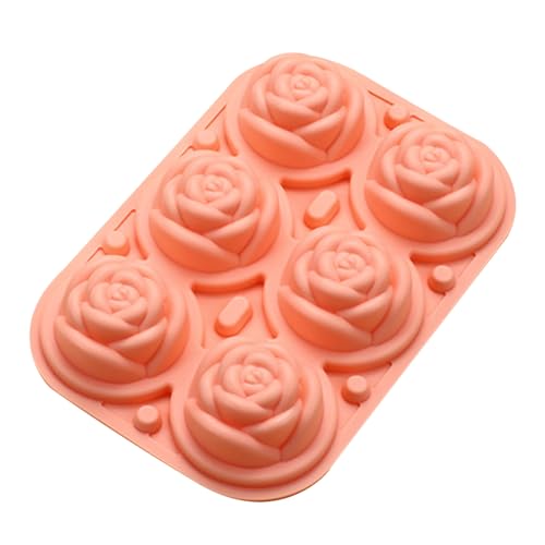 Xolsurg Rose Ice Cubes Tablett Leckage Proof Easy Freisetzung Silikon 6 Blumeneisform mit Trichterdeckel für Whiskygetränk Xolsurg Rose Ice Cubes Tablett Leckage Proof Easy Freisetzung Silikon 6 Blumeneisform mit Trichterdeckel für Whiskygetränk von Xolsurg