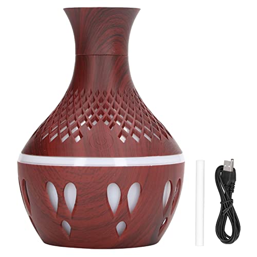 Xolsurg -Therapie -Luftbefeuchter stiller wasserloses Auto aus Holzkörnern USB -Diffusor -Luftbefeuchter mit farbenfrohen Licht 300 ml von Xolsurg