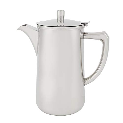 Xolsurg Wasserkocher aus Edelstahl, Becher für Milch, Saft, Kaffee, praktisches ergonomisches Design, 2 l, silberfarben von Xolsurg