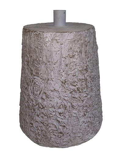 XONE Stamm Basis für Weihnachtsbaum | Weihnachtsbaumständer in Holzoptik, Maße Ø33 x H35 cm von Xone
