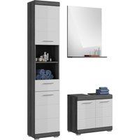 INOSIGN Badmöbel-Set "Siena, 3 teilig, bestehend aus:", (Set, 3 St.), Hochschrank, Waschbeckenunterschrank, Spiegel von Inosign
