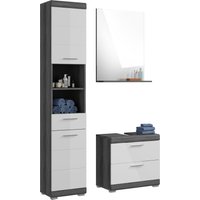 INOSIGN Badmöbel-Set "Siena, 3 teilig, bestehend aus:", (Set, 3 St.), Hochschrank, Waschbeckenunterschrank, Spiegel von Inosign