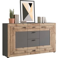INOSIGN Sideboard "Aalborg, Breite 160 cm, 4 Schubkästen, 2 Türen, 6 Fächer, Metallgriffe" Anrichte, Schrank, Kommode, Wohnmöbel von Inosign