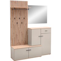 XORA Kompaktgarderobe FYNN, Holznachbildung von Xora