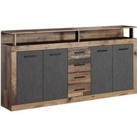 XORA Sideboard LUNA, Holznachbildung von Xora