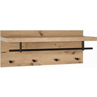 XORA Wandgarderobe PARMA, Holznachbildung von Xora