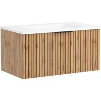 XORA Waschtisch-Set 80 cm LIVERPOOL, Holznachbildung von Xora