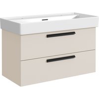 XORA Waschtisch-Set für 2 Armaturen VANNES, Holznachbildung XORA Waschtisch-Set für 2 Armaturen VANNES, Holznachbildung von Xora