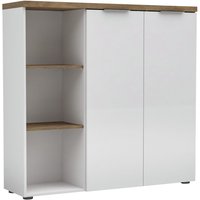 XORA XL-Aktenschrank niedrig IDEA-OFFICE, Holznachbildung von Xora