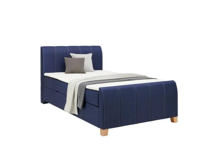 Xora BOXBETT, Blau, Eiche, Hartholz, H3, Höhe ca. 14 cm, 120x200 cm, Bettkasten, gepolstertes Kopfteil, Stoffauswahl, in verschiedenen Größen Xora BOXBETT, Blau, Eiche, Hartholz, H3, Höhe ca. 14 cm, 120x200 cm, Bettkasten, gepolstertes Kopfteil, Stoffauswahl, in verschiedenen Größen von Xora