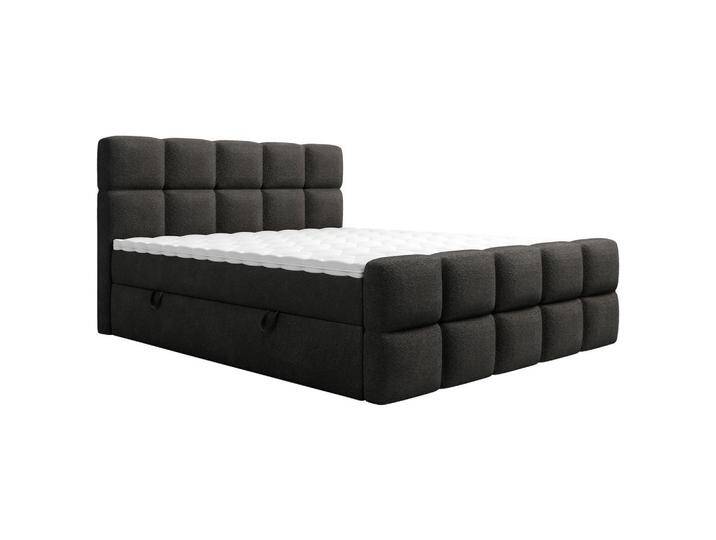 Xora BOXBETT Cloudy, Schwarz, H3, Höhe ca. 20 cm, 160x200 cm, Bettkasten, Stoffauswahl, Topper durchgehend, in verschiedenen Größen erhältlich, Box Xora BOXBETT Cloudy, Schwarz, H3, Höhe ca. 20 cm, 160x200 cm, Bettkasten, Stoffauswahl, Topper durchgehend, in verschiedenen Größen erhältlich, Box von Xora