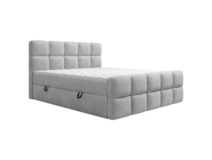 Xora BOXBETT Cloudy, Silber, H3, Höhe ca. 20 cm, 160x200 cm, Bettkasten, Stoffauswahl, Topper durchgehend, in verschiedenen Größen erhältlich, Box mit Xora BOXBETT Cloudy, Silber, H3, Höhe ca. 20 cm, 160x200 cm, Bettkasten, Stoffauswahl, Topper durchgehend, in verschiedenen Größen erhältlich, Box mit von Xora