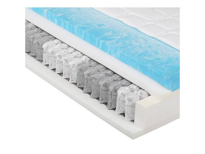 Xora BOXSPRINGMATRATZE, Weiß, H3, 7-Zonen, Höhe ca. 23 cm, Füllung: Polyester, 100x200 cm, Made in Germany, OEKO-TEX® STANDARD 100, Härtegradauswahl, von Xora