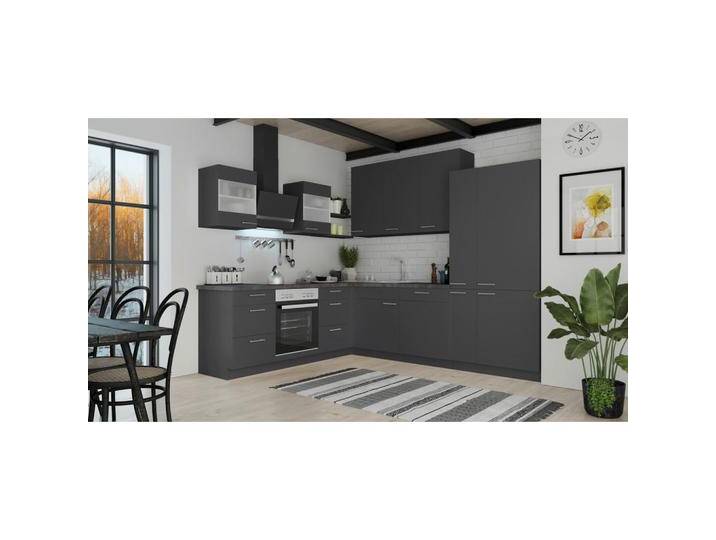 Xora ECKKÜCHE, Dunkelgrau, Metall, 6 Schubladen, L-Form, 275x225 cm, Made in Germany, in den Filialen seitenverkehrt erhältlich, Küchen, Eckküchen, Xora ECKKÜCHE, Dunkelgrau, Metall, 6 Schubladen, L-Form, 275x225 cm, Made in Germany, in den Filialen seitenverkehrt erhältlich, Küchen, Eckküchen, von Xora