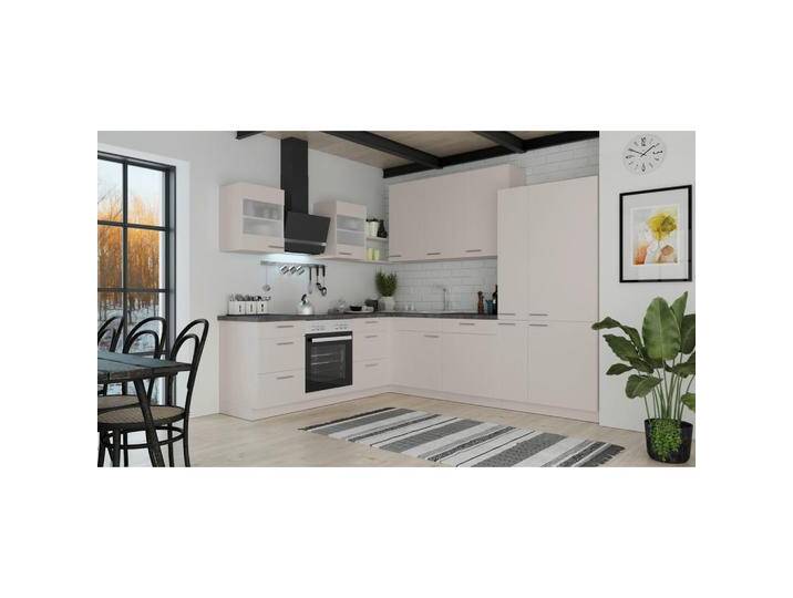 Xora ECKKÜCHE, Magnolie, Metall, 6 Schubladen, L-Form, 275x225 cm, Made in Germany, in den Filialen seitenverkehrt erhältlich, Küchen, Eckküchen, Xora ECKKÜCHE, Magnolie, Metall, 6 Schubladen, L-Form, 275x225 cm, Made in Germany, in den Filialen seitenverkehrt erhältlich, Küchen, Eckküchen, von Xora