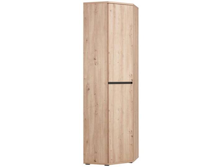 Xora ECKSCHRANK, Eiche Artisan, Holzoptik, 5 Fächer, 60x210x60 cm, Beimöbel erhältlich, in verschiedenen Holzdekoren erhältlich, Schlafzimmer, von Xora