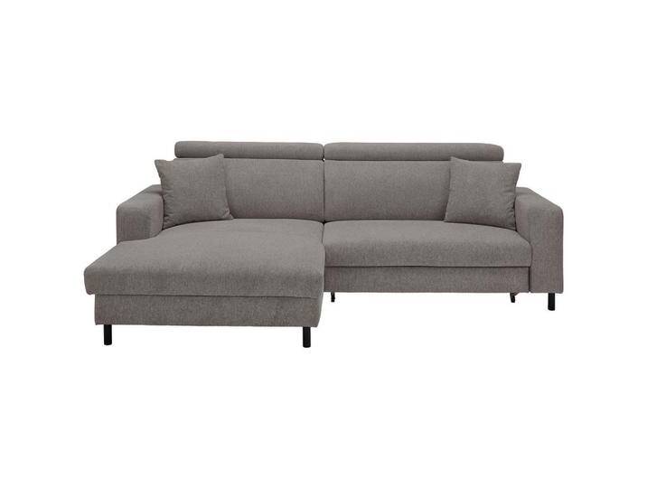 Xora ECKSOFA, Dunkelgrau, 2-Sitzer, Ottomane links, Eckteil, 262x166 cm, Armteil links, rechts, Wohnzimmer, Sofas & Couches, Wohnlandschaften von Xora