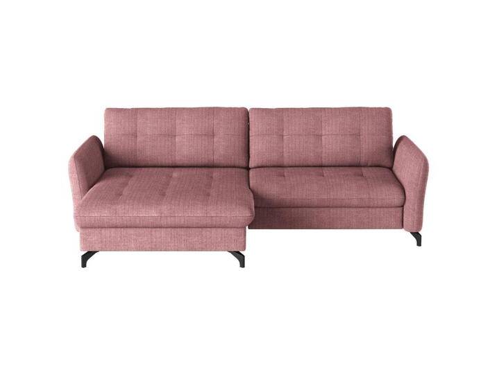 Xora ECKSOFA, Rosa, 3-Sitzer, Ottomane links, L-Form, 242x170 cm, Typenauswahl, Stoffauswahl, seitenverkehrt erhältlich, Bettfunktion Hocker Rücken Xora ECKSOFA, Rosa, 3-Sitzer, Ottomane links, L-Form, 242x170 cm, Typenauswahl, Stoffauswahl, seitenverkehrt erhältlich, Bettfunktion Hocker Rücken von Xora