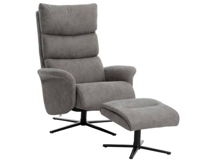Xora RELAXSESSELSET, Grau, Metall, 81x105.5x86.5 cm, Relaxfunktion, Wohnzimmer, Sessel, Relaxsessel von Xora