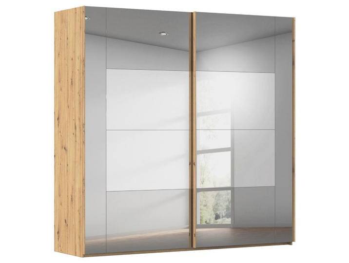 Xora SCHWEBETÜRENSCHRANK X-TEND, Eiche Artisan, 6 Fächer, 226x223x68 cm, Blauer Engel, BQ - Bündnis für Qualität, Made in Germany, Typenauswahl, von Xora