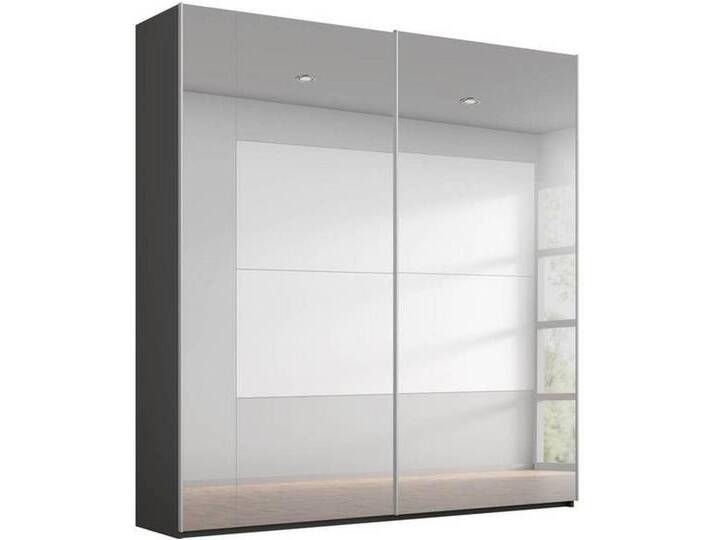Xora SCHWEBETÜRENSCHRANK X-TEND, Graphit, Grau, 4 Fächer, 181x223x68 cm, Blauer Engel, Goldenes M, BQ - Bündnis für Qualität, Made in Germany, von Xora